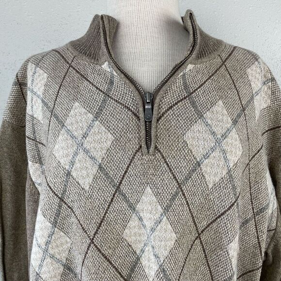 Joe Joseph Abboud Quarter Zip Sweater Size XXL EUC - Picture 2 of 5